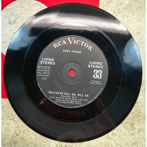 Chet Atkins Jukebox Compact 33 Country Hot Mocking Bird / Whatever Will Be - Picture 6 of 6